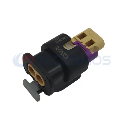 Wire Harness Plug of Automobile Waterproof Connector 2 Pin Female 2-1718643-1 - image 6